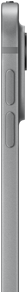iPad Pro, vue latérale, argent, profil fin, boîtier en aluminium, boutons de réglage du volume et système caméra pro