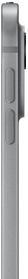 iPad Pro, vue latérale, argent, profil fin, boîtier en aluminium, boutons de réglage du volume et système caméra pro