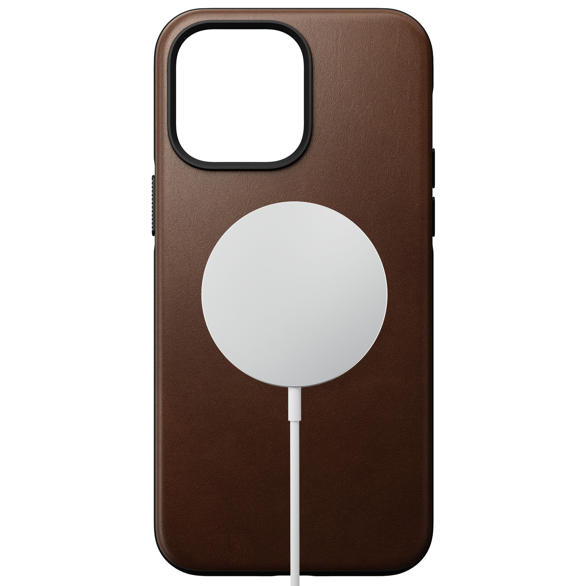 Nomad Leather Case with MagSafe for iPhone 14 Pro - Brown