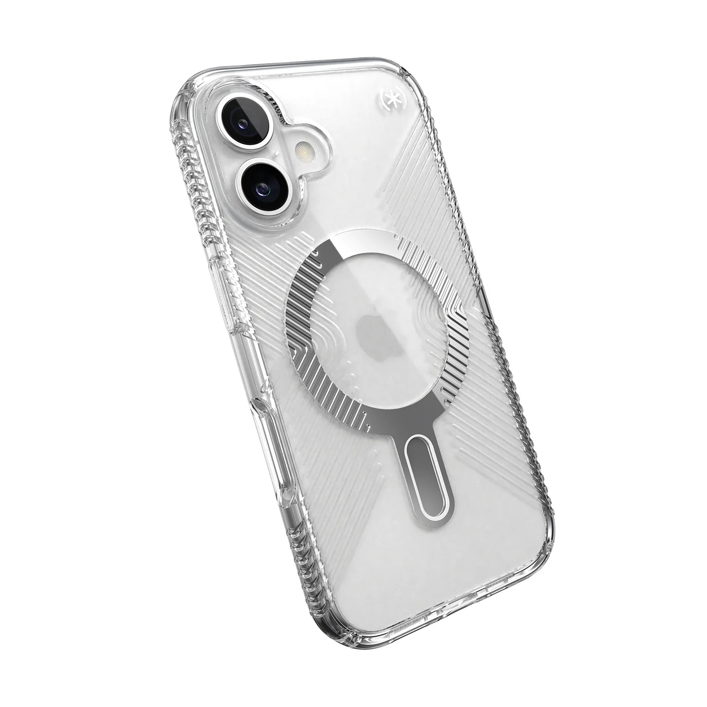 Speck Case with ClickLock/MagSafe for iPhone 16 - Grip Clear