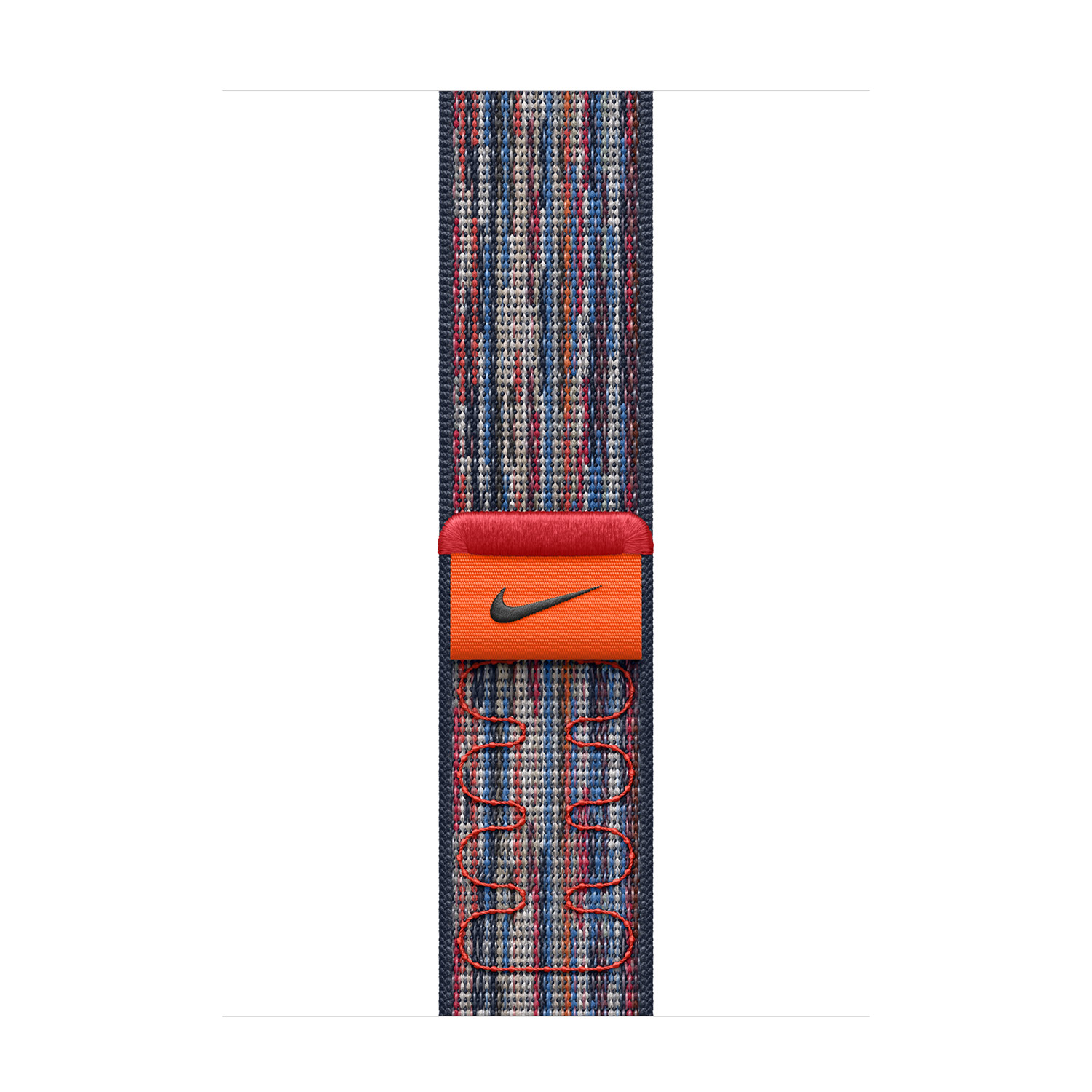 Apple 44mm/45mm/46mm/49mm Blue/Red Nike Sport Loop