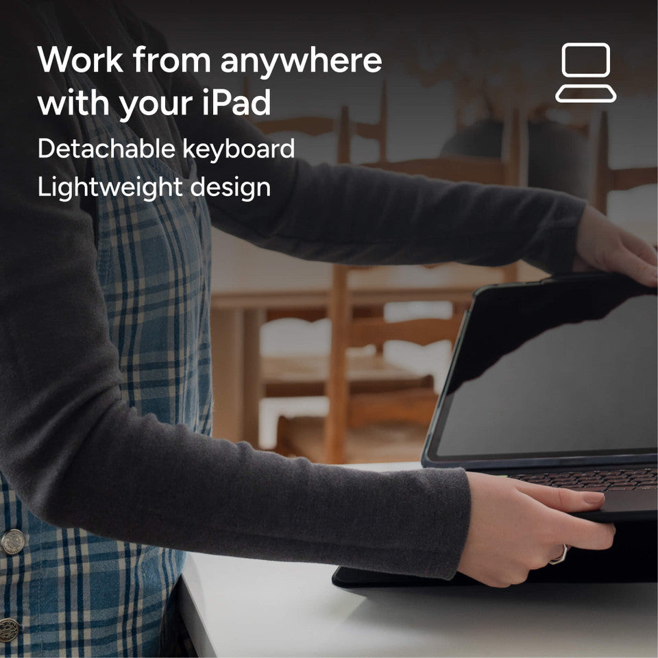 Zagg Pro Keys Connect with Trackpad for iPad Pro 13-inch M4