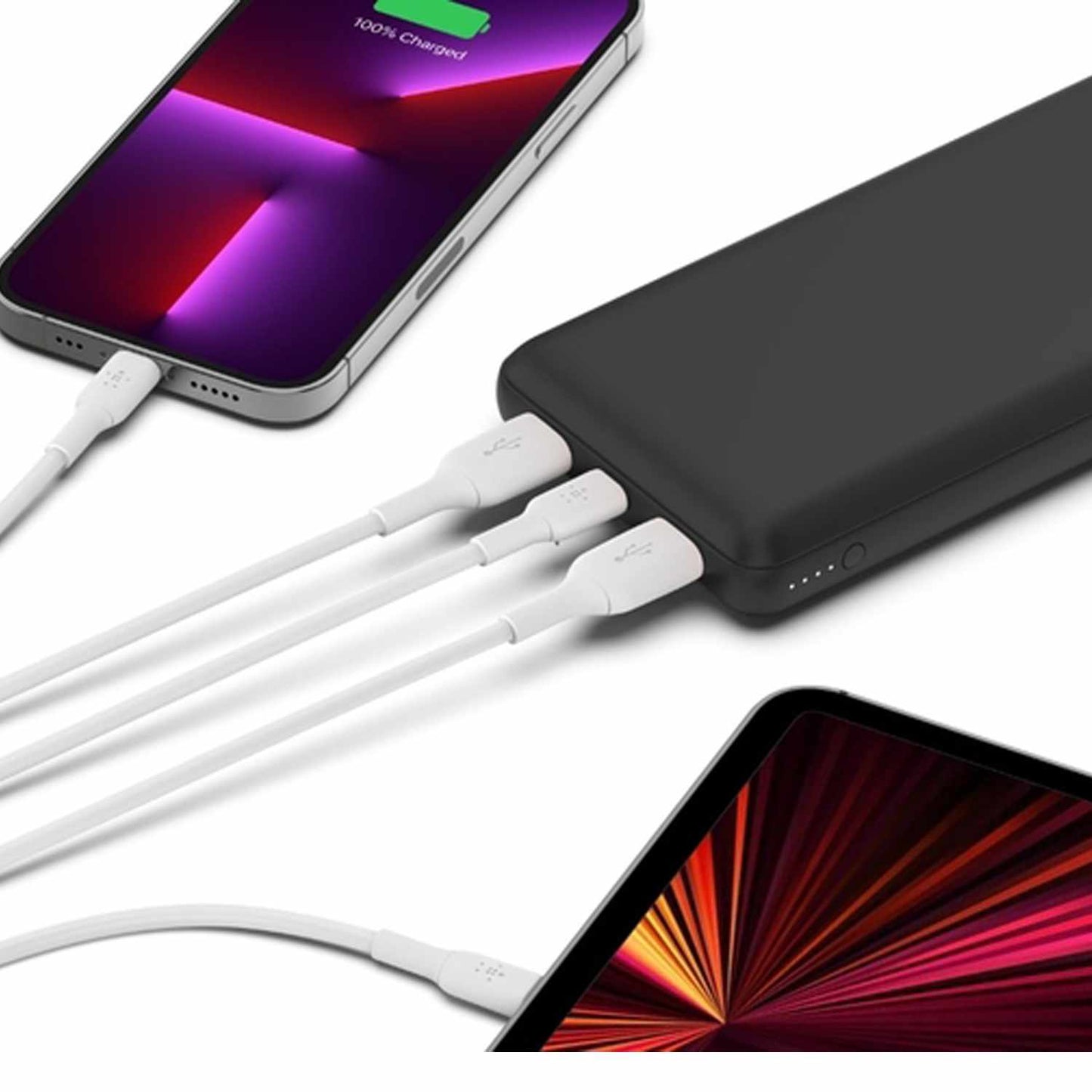 Belkin Power Bank, 20 000 mAh USB-A & C 15W - Black