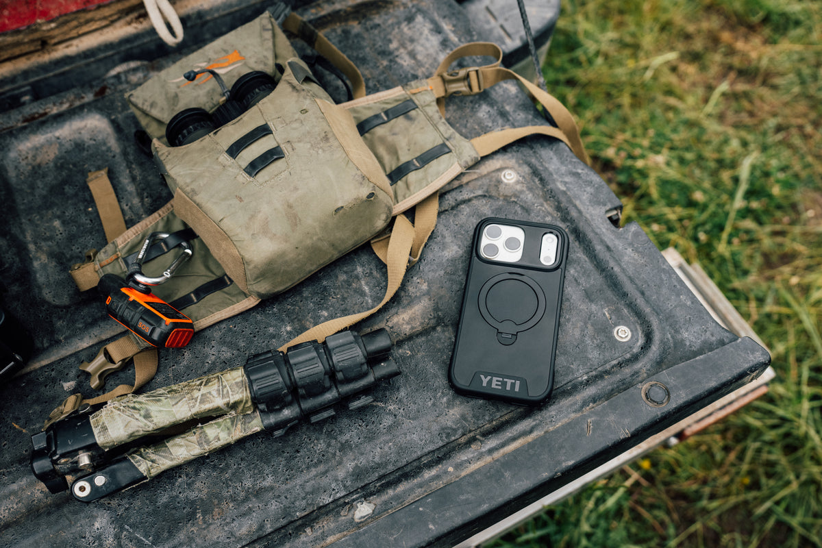 YETI™ LoadOut™ Phone Case: Sized for iPhone 18 Pro, iPhone 17 Pro, Magsafe compatible. Black