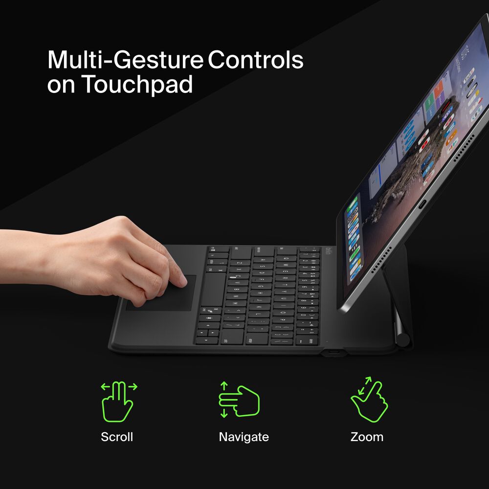 Belkin Keyboard Folio for iPad 13‑inch (M3/M2)/12.9" - US English - Black
