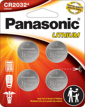 PANASONIC 3V Lithium Coin Cell Battery 4 Pack for Apple AirTag