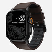 Nomad - Active Band Pro - Black Leather / Black Hardware - Large Watch