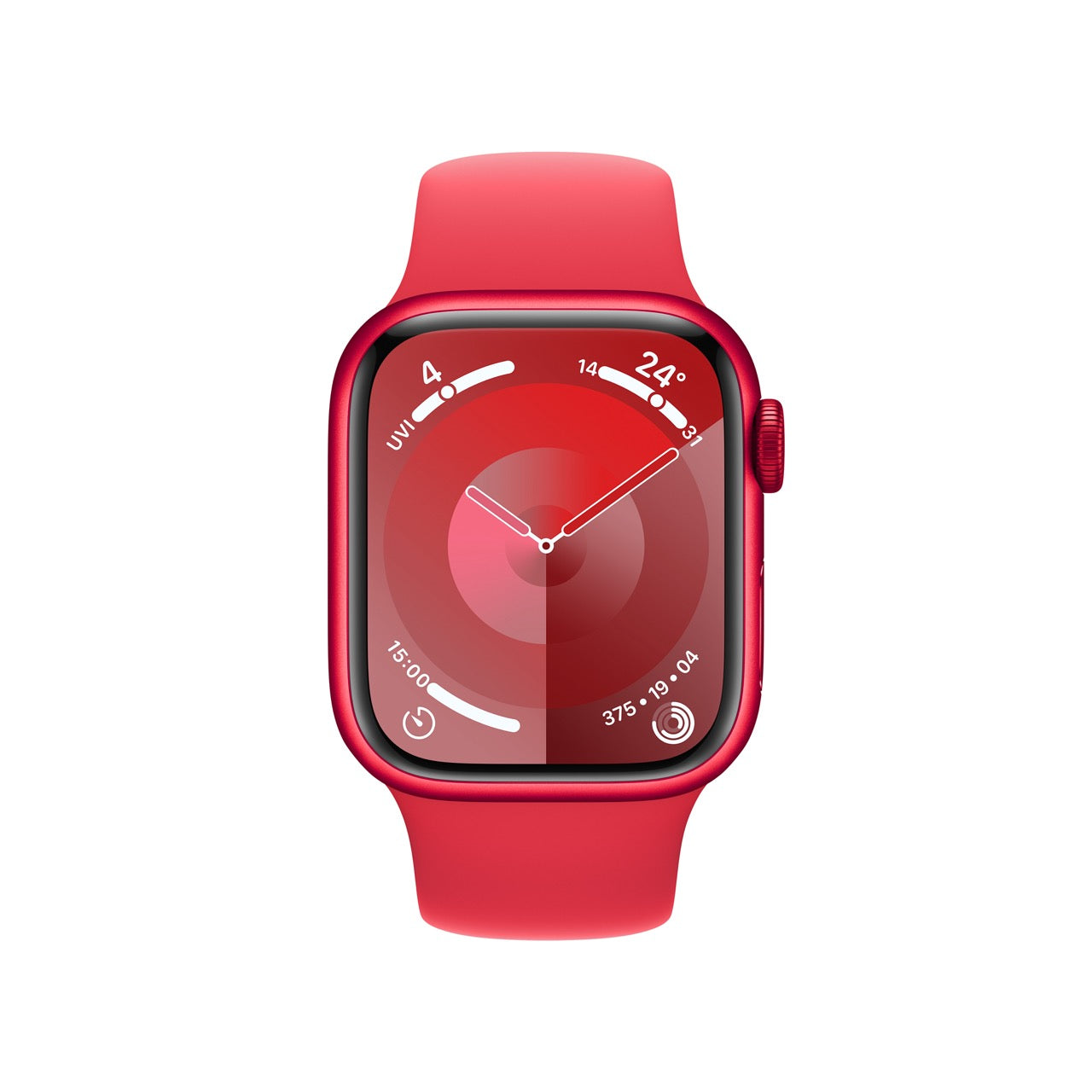 Apple Watch Series 9 45mm, GPS + Cellular, (PRODUCT)RED Aluminium Case with (PRODUCT)RED Sport Band