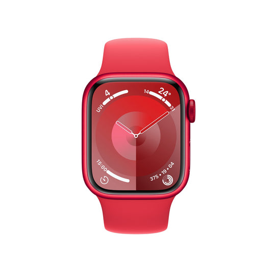 Apple Watch Series 9 41mm, GPS + Cellular, (PRODUCT)RED Aluminium Case with (PRODUCT)RED Sport Band