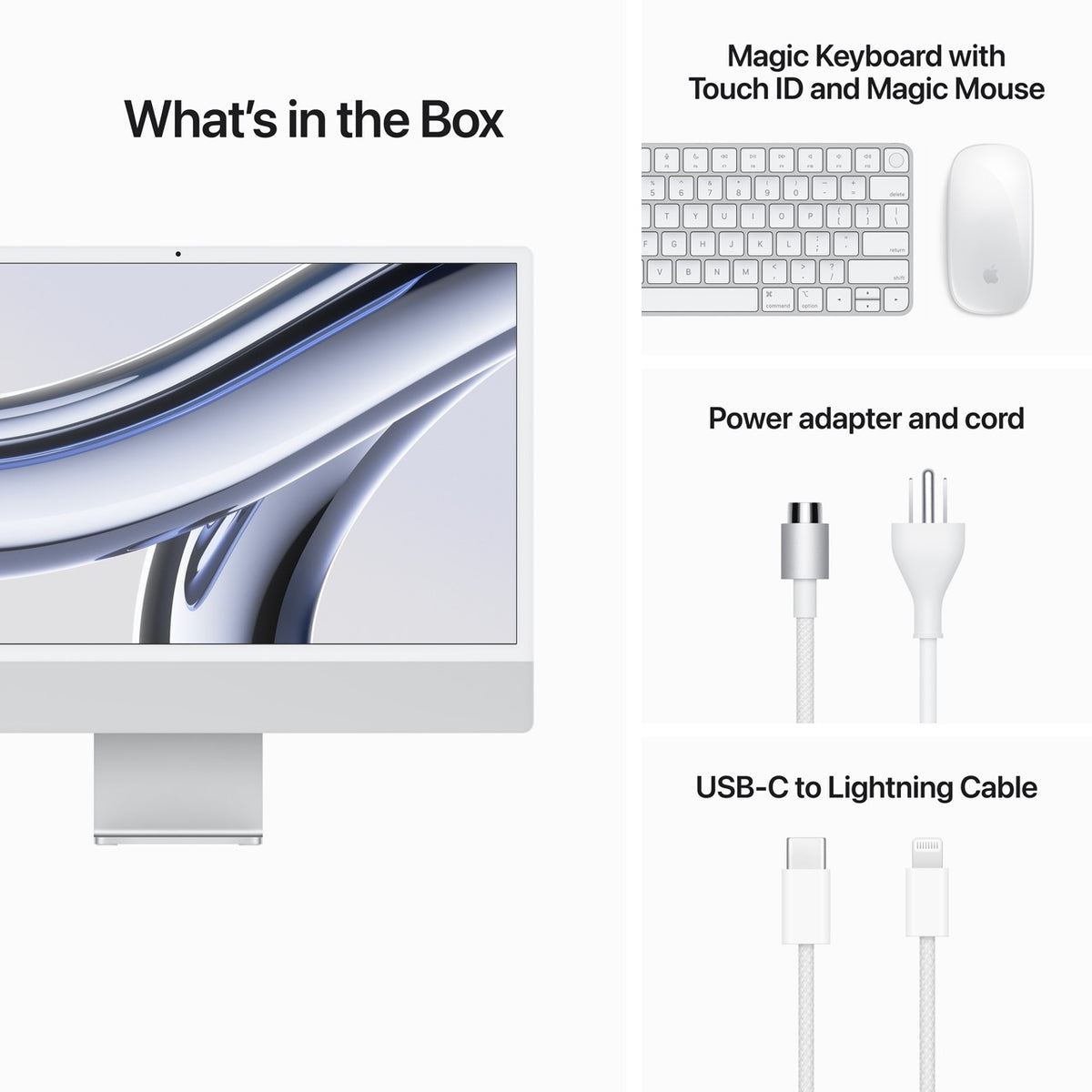 Apple iMac 24-inch M3 8-core 10-core 8GO RAM