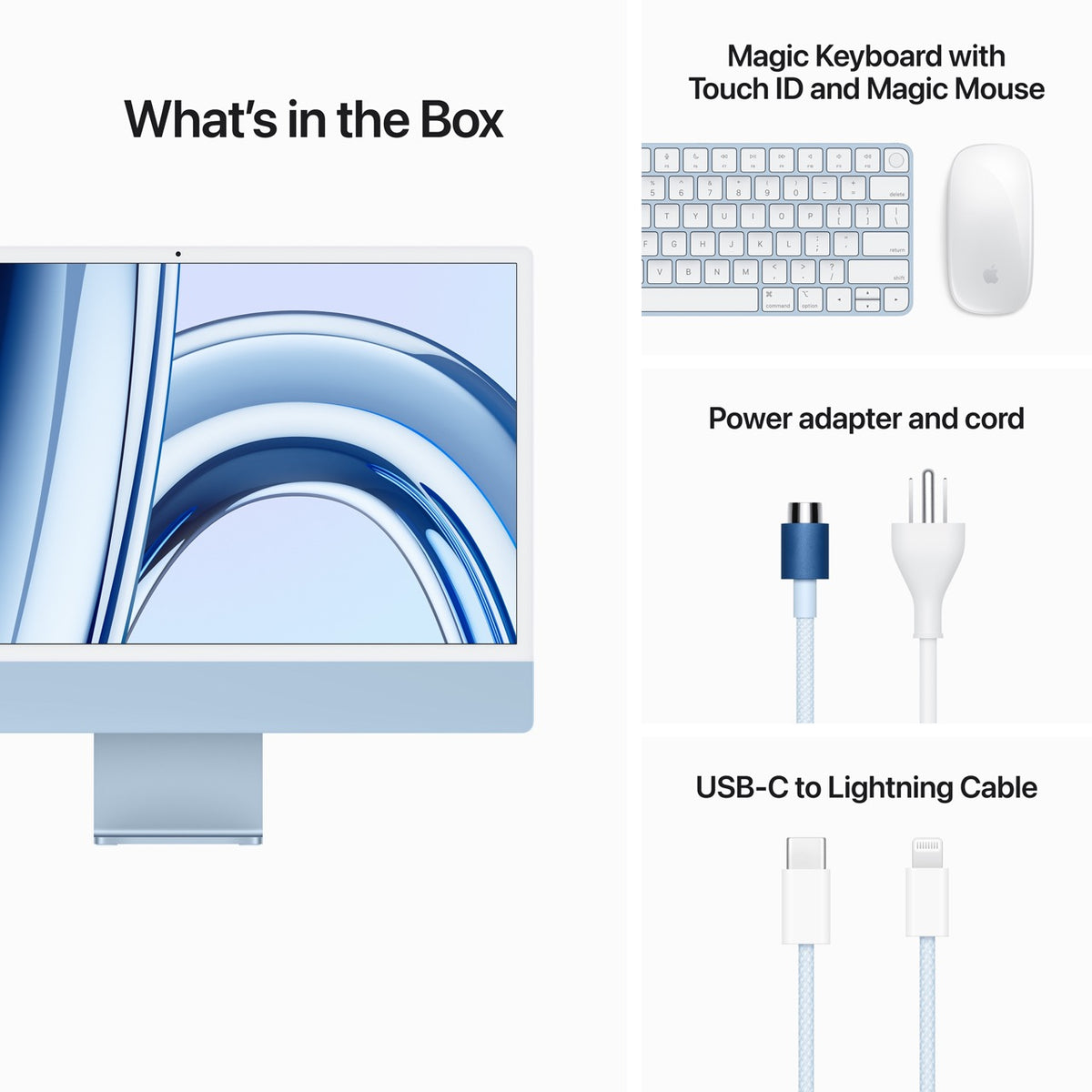 Apple iMac 24-inch M3 8-core 10-core 8GO RAM