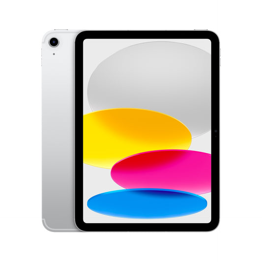 Apple iPad (10th Generation) (256GB, Wi-Fi + Cellular, Silver)