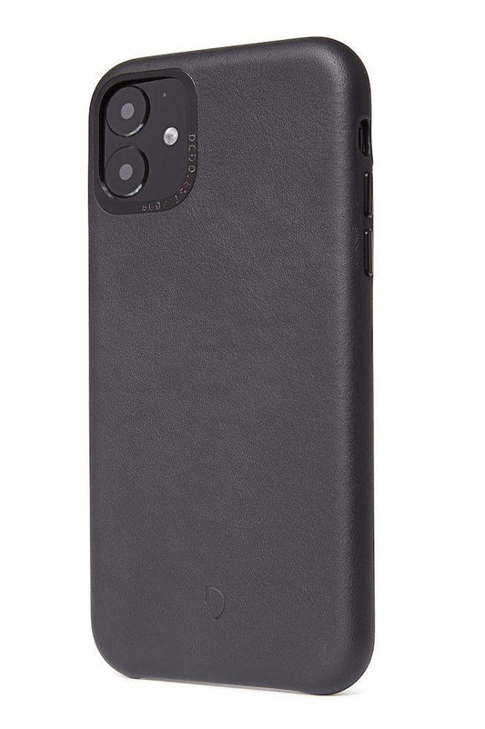 Decoded Leather Back Cover for iPhone 11 - Black.jpg