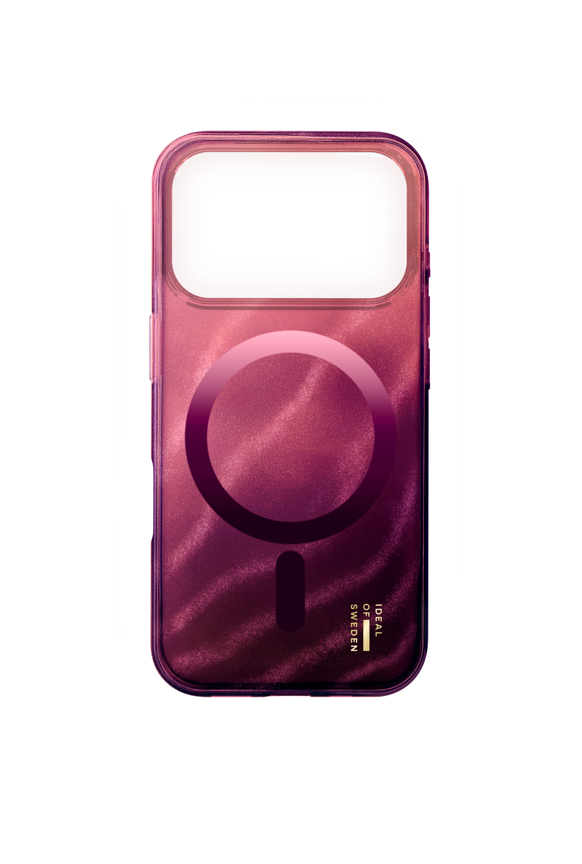 Ideal of Sweden Glitter Glow Case with MagSafe for iPhone 18 Pro Max / 17 Pro Max - Cherry Lacquer
