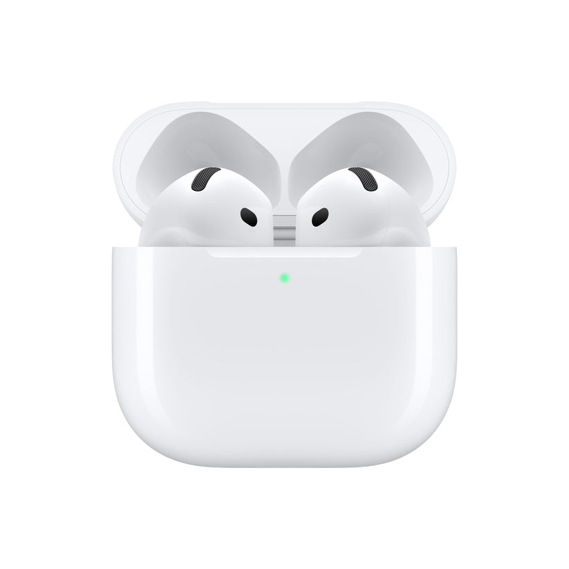 AirPods 4 in charging case front view