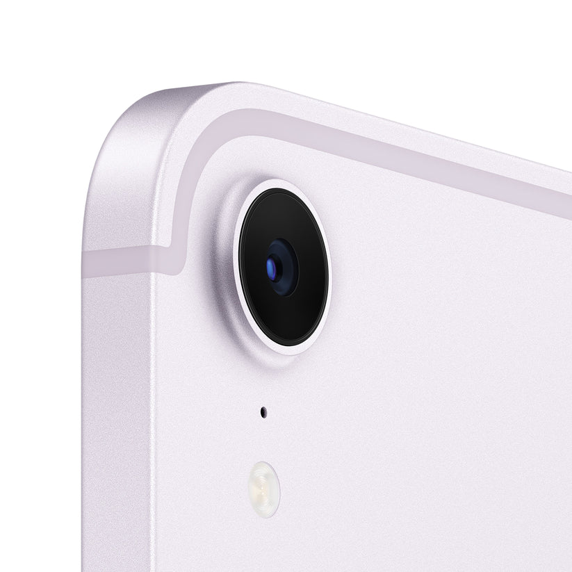iPad mini in Purple (A17 Pro) rear camera close-up