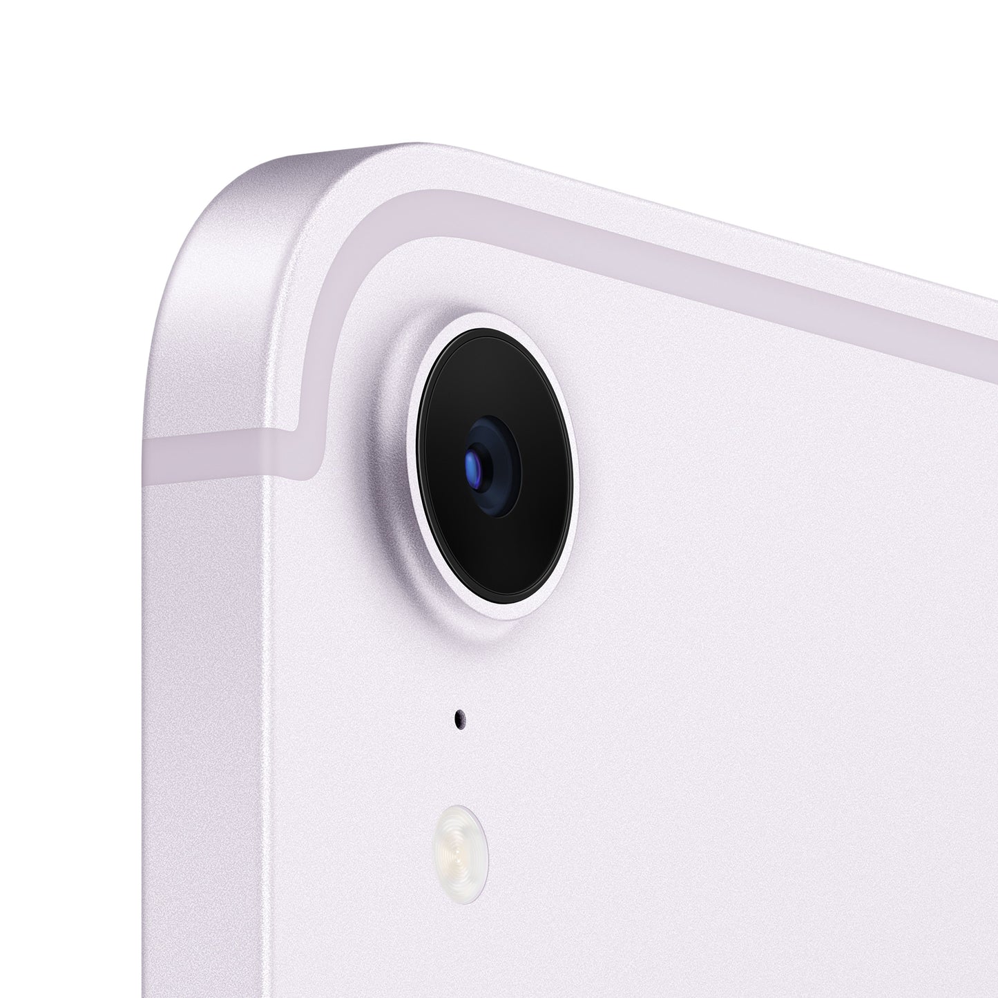 iPad mini in Purple (A17 Pro) rear camera close-up