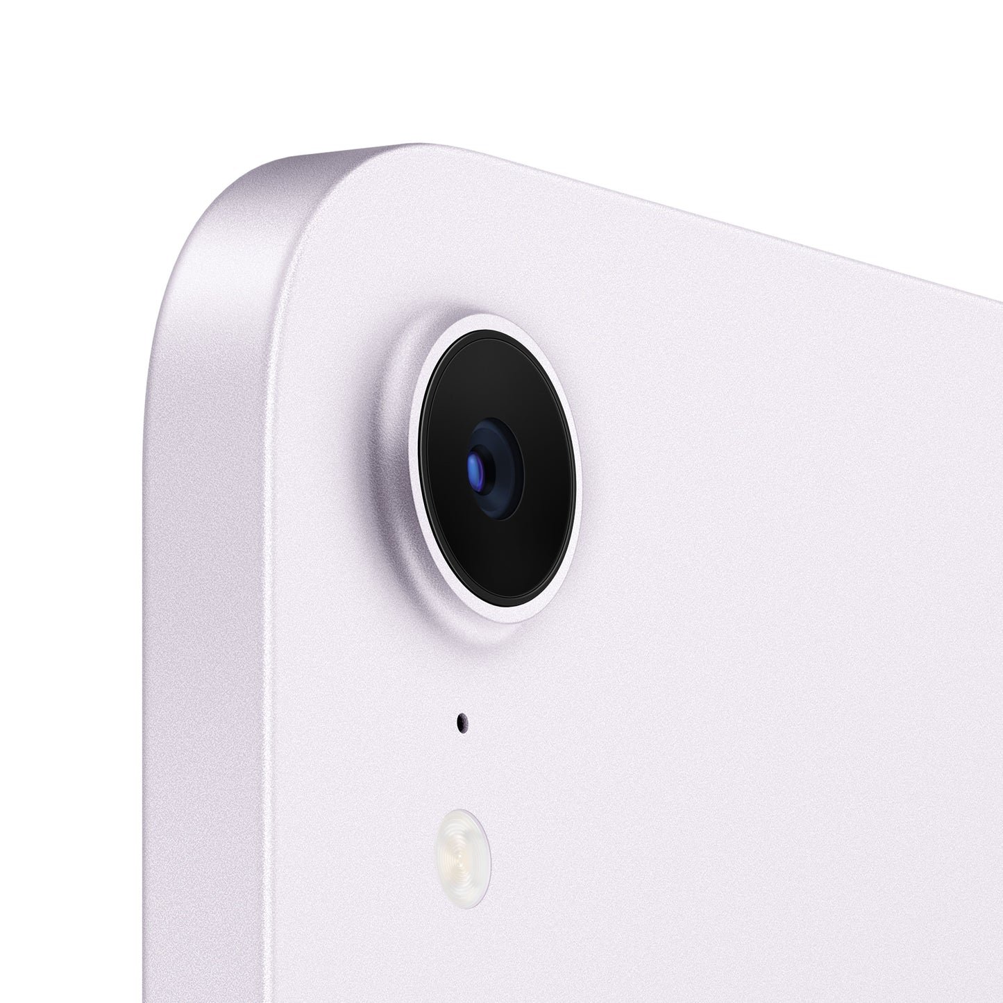 iPad mini in Purple (A17 Pro) rear camera close-up