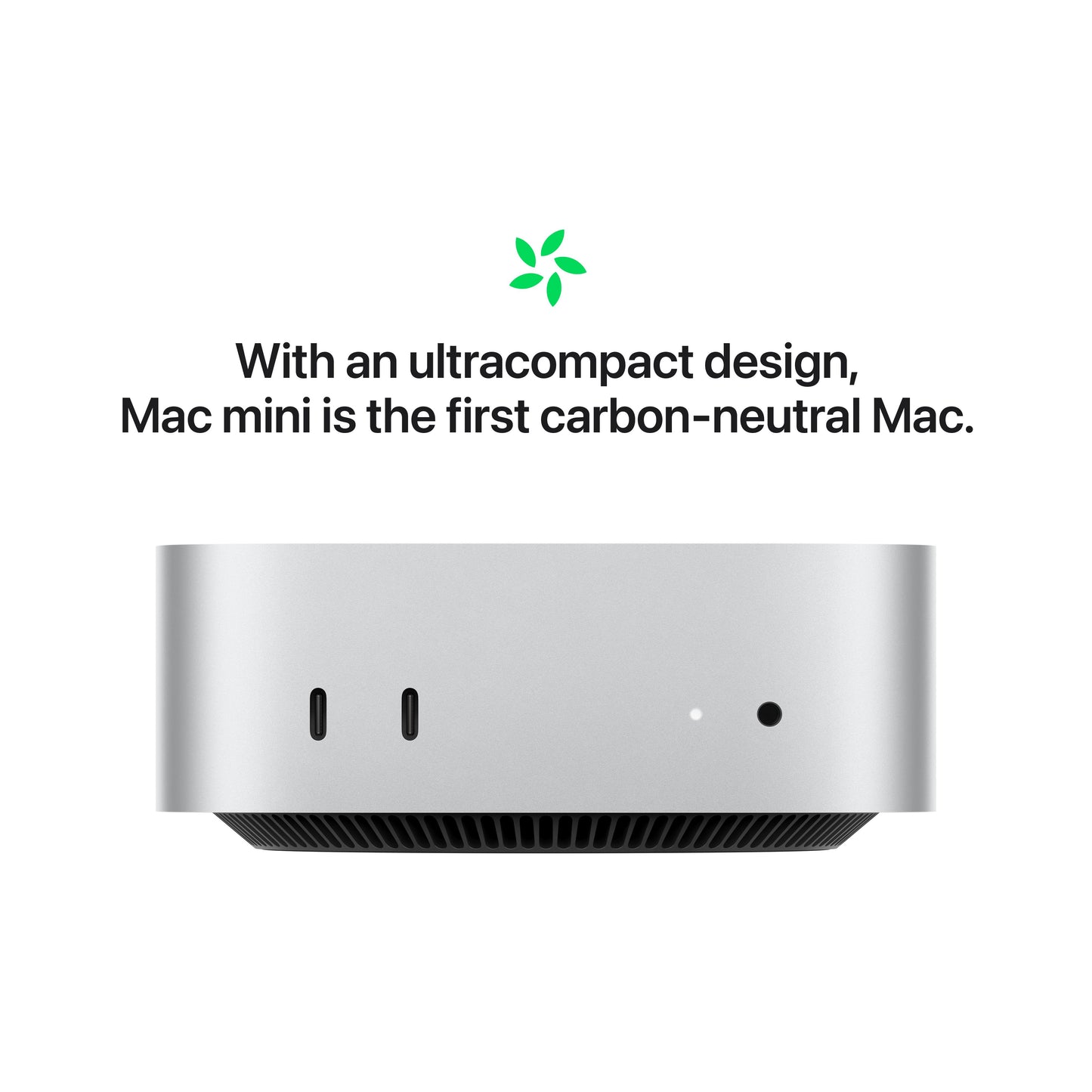 Mac mini: Apple M4 chip with 10-core CPU and 10-core GPU, 256GO SSD - Argent