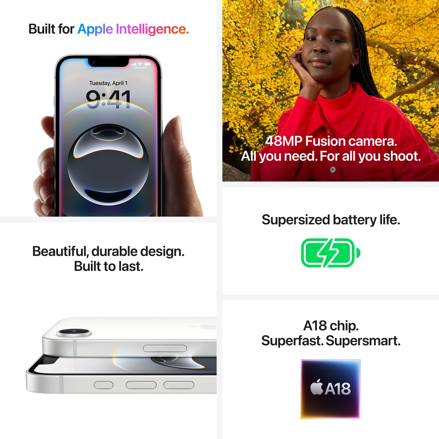 iPhone 16e 128GO Noir