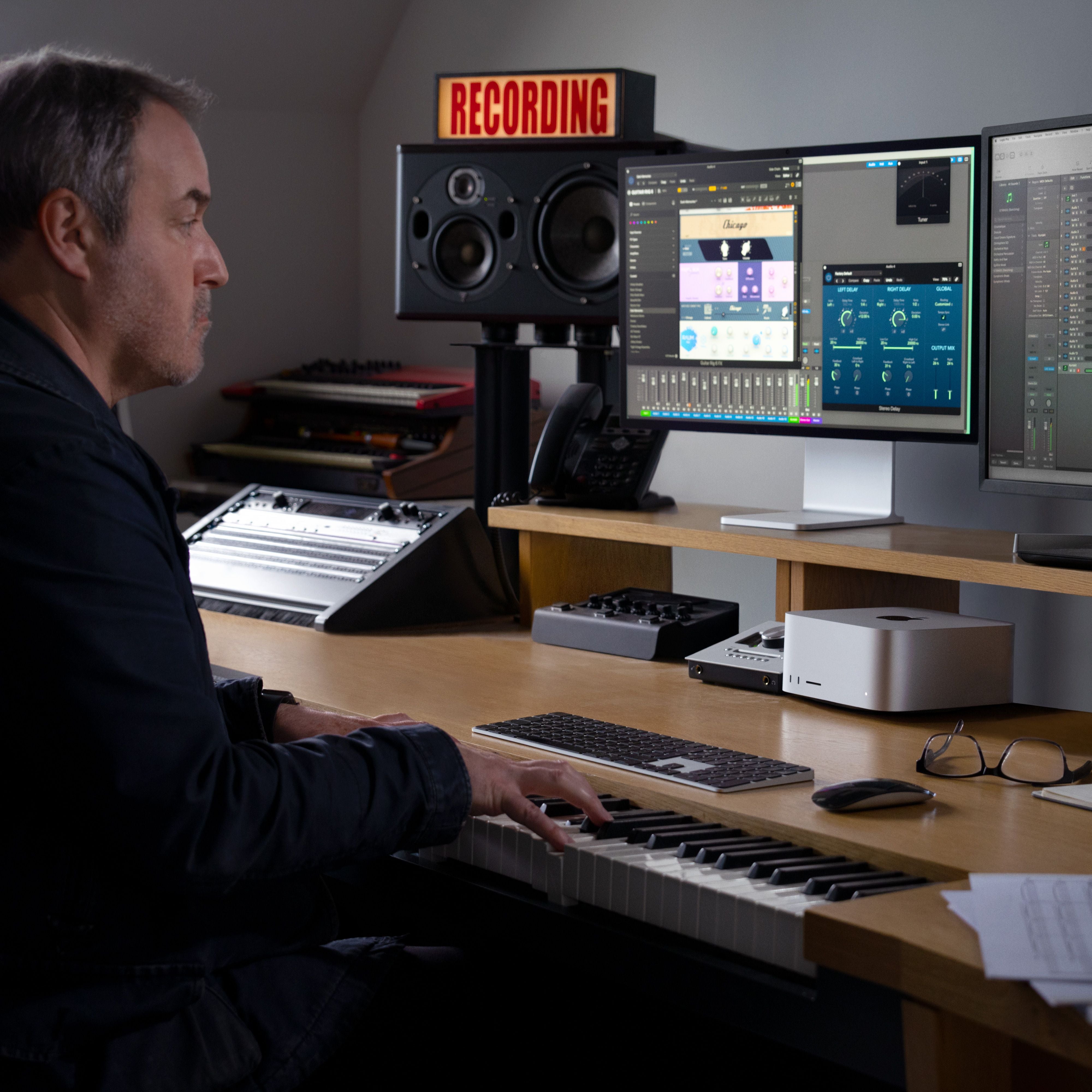 Mac Studio: Apple M4 Max chip with 14‑core CPU and 32‑core GPU