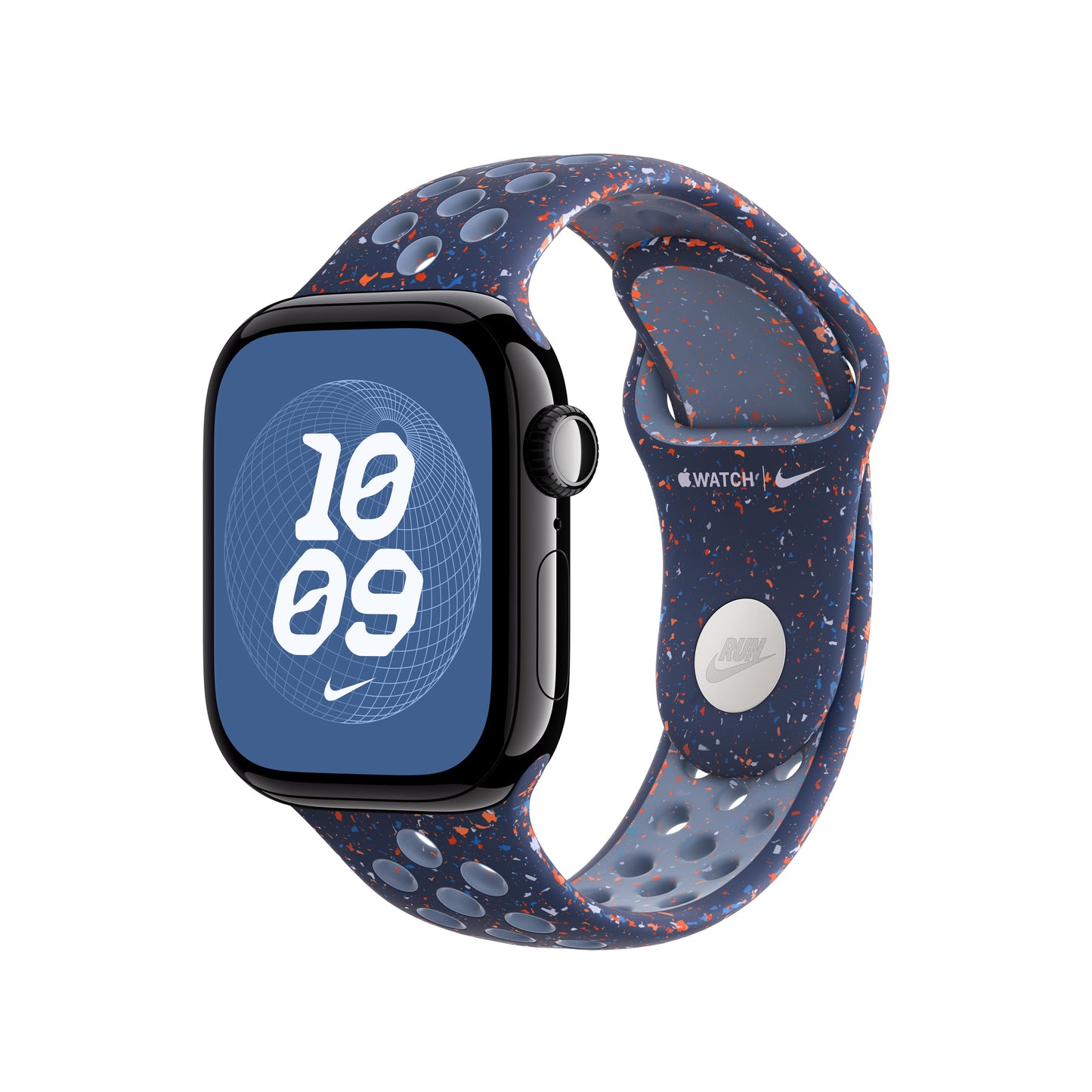 Apple - Nike Sport Band M/L - Blue Ribbon - Small Watch