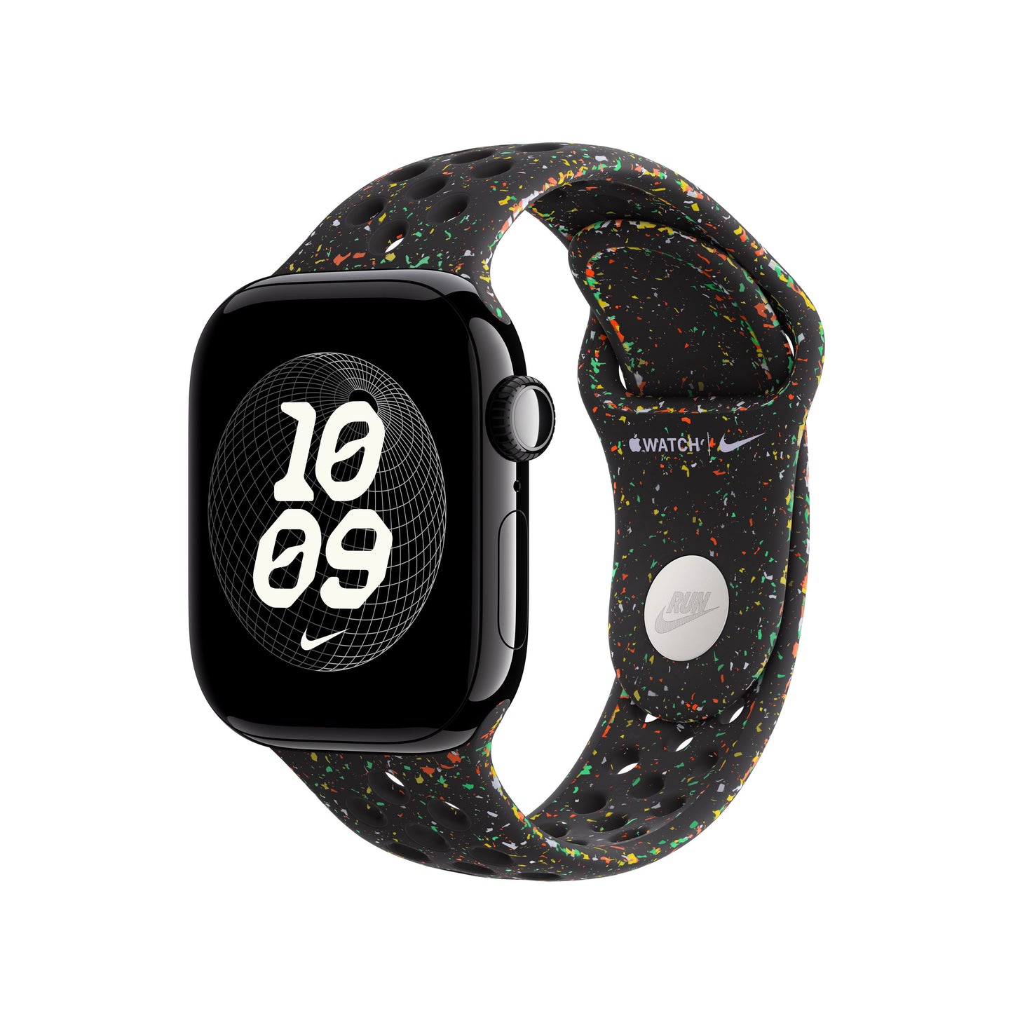 Apple - Sport Band S/M - Midnight Black - Small Watch