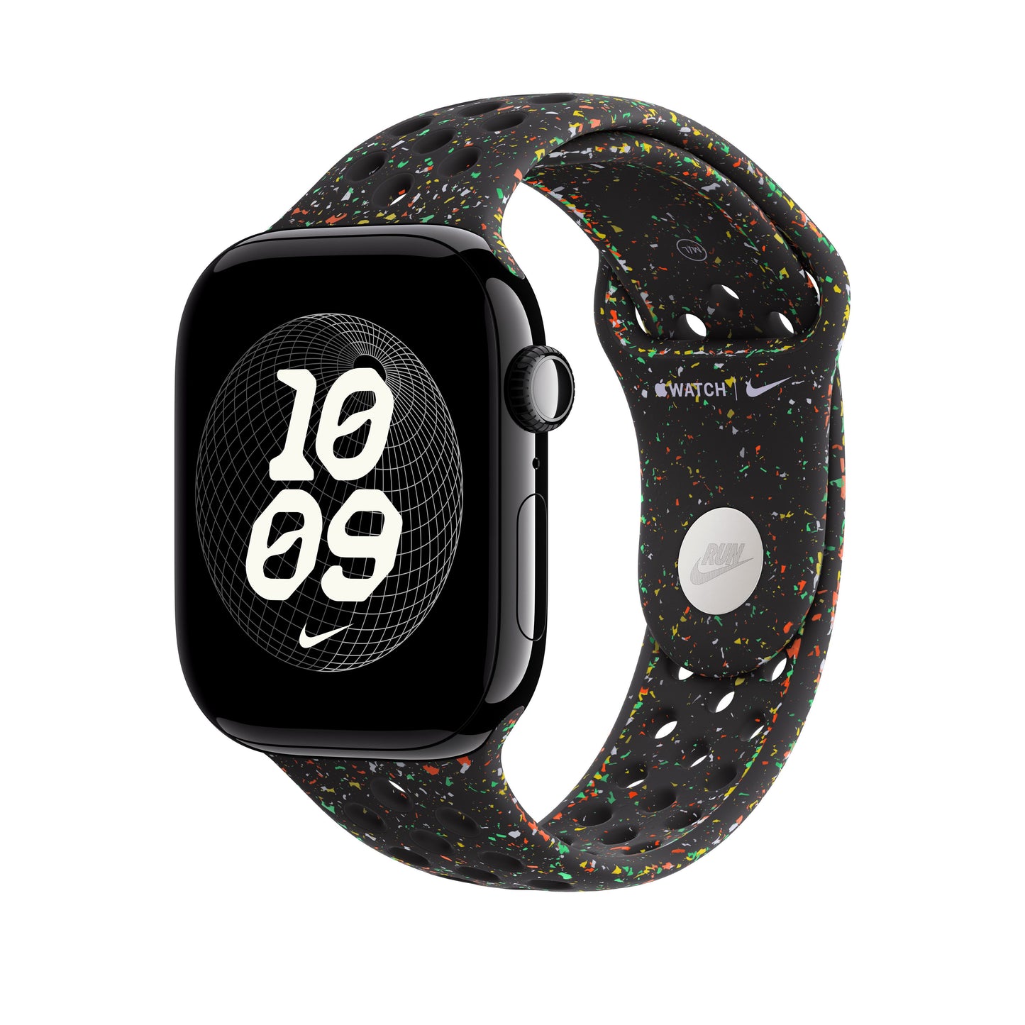 Apple - Nike Sport Band M/L - Midnight Black  - Large Watch