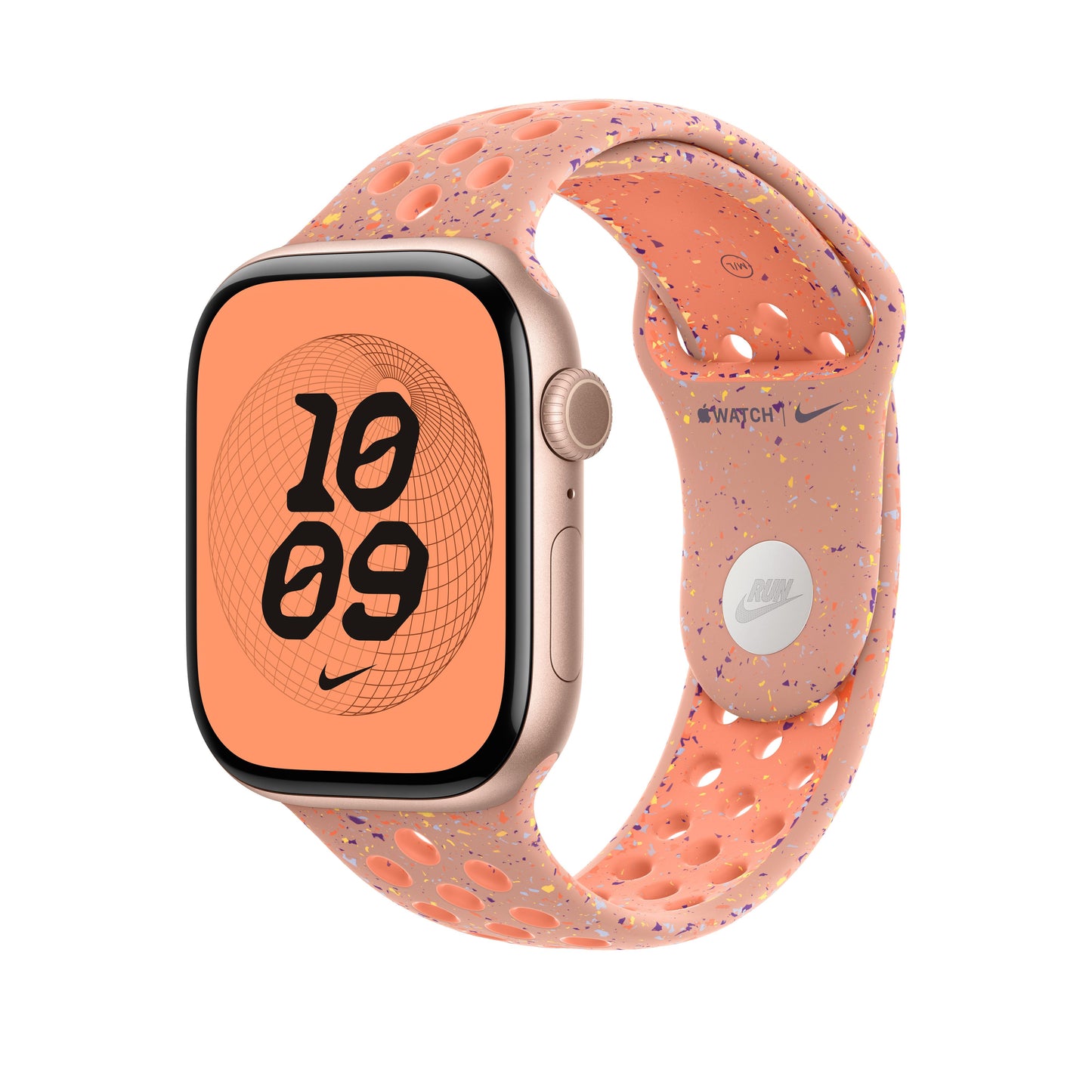 Apple - Nike Sport Band M/L - Alpenglow Pink - Large Watch