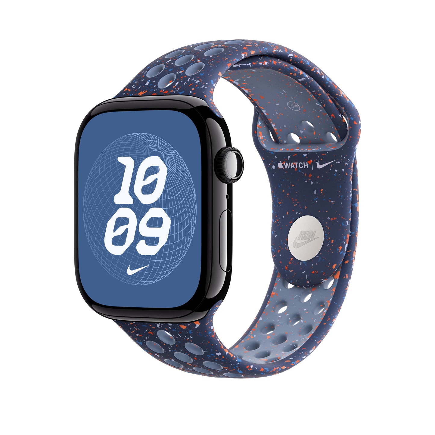 Apple - Nike Sport Band M/L - Blue Ribbon - Large Watch