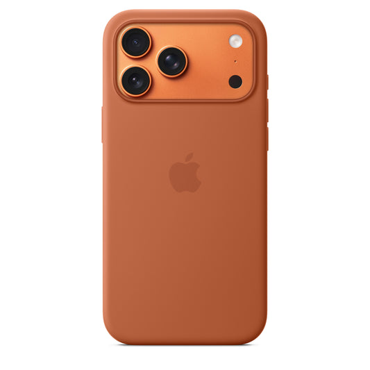 iPhone 17 Pro Max Silicone Case with MagSafe – Terra Cotta