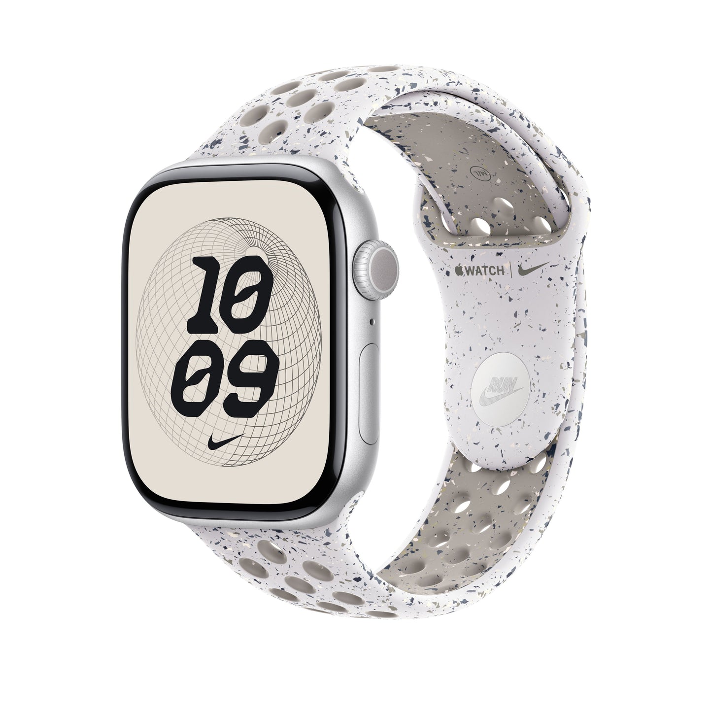 Apple - Nike Sport Band M/L - Veiled Grey - Large Watch