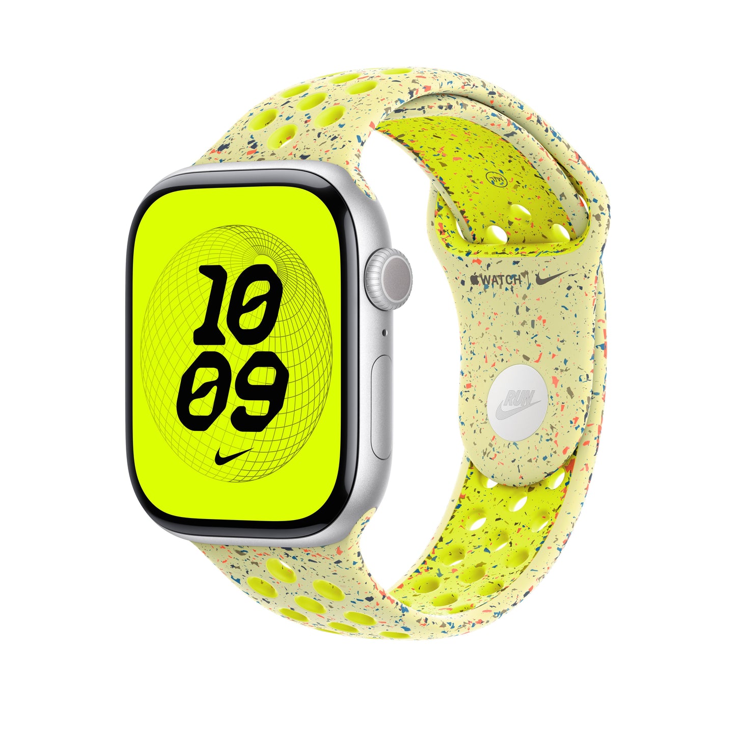 Apple - Sport Band M/L - Volt Splash - Large Watch
