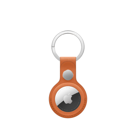 AirTag FineWoven Key Ring - Fox Orange