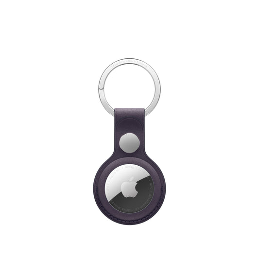 AirTag FineWoven Key Ring - Midnight Purple