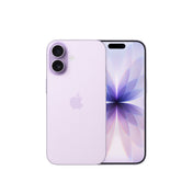 iPhone 17 512GB in Lavender showing front display and rear dual-camera system