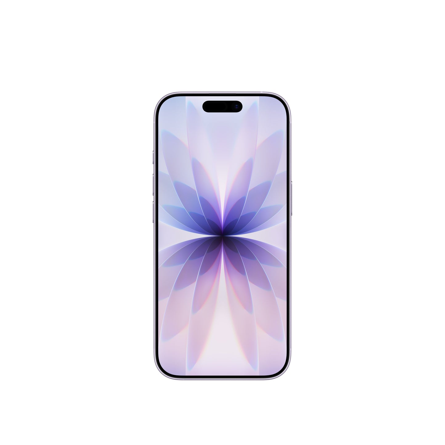 iPhone 17 in Lavender front display view