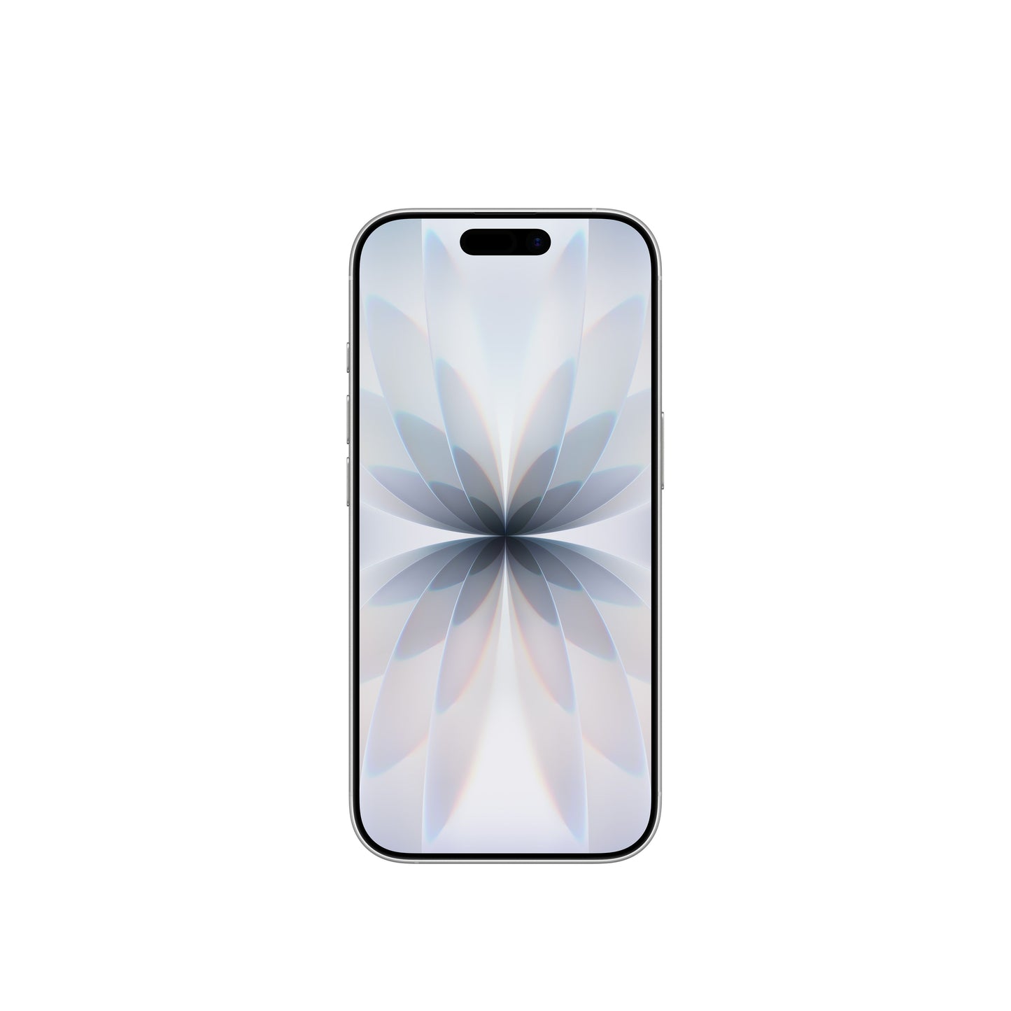 iPhone 17 in White front display view