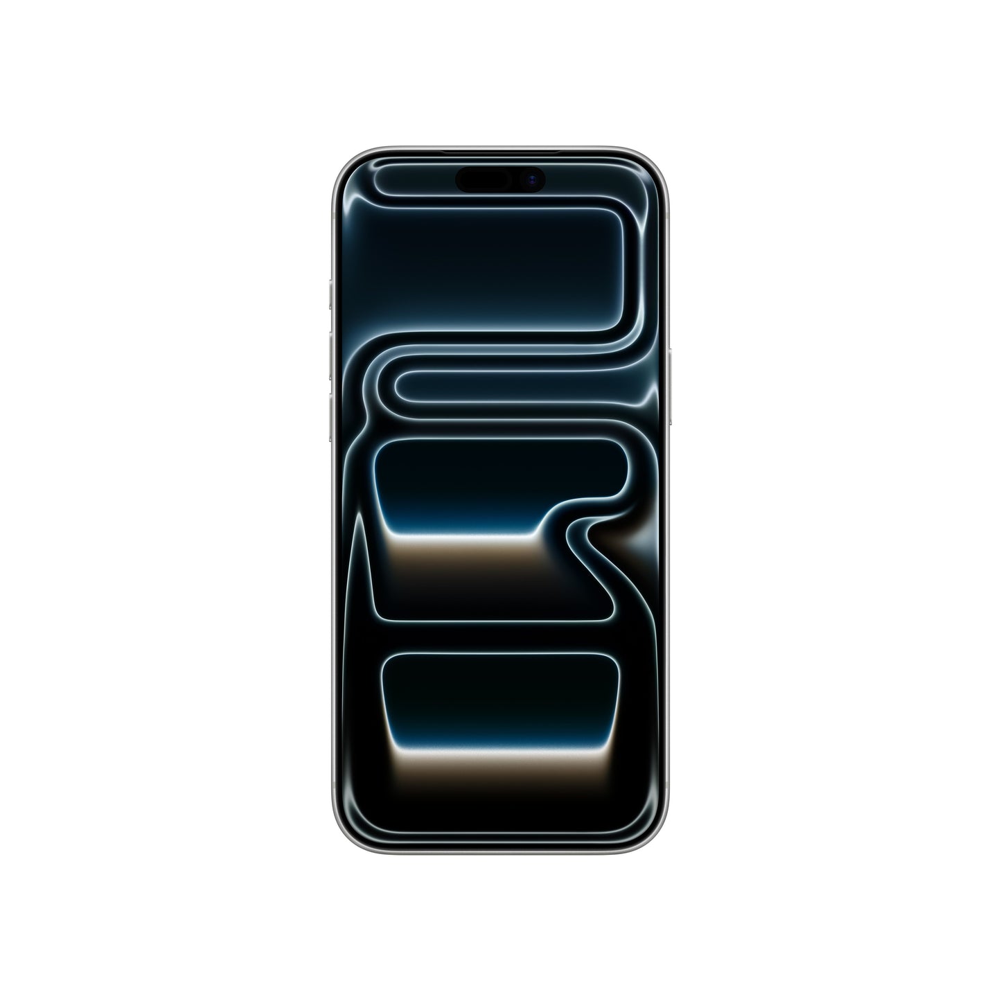 iPhone 17 Pro Max in Silver front display view