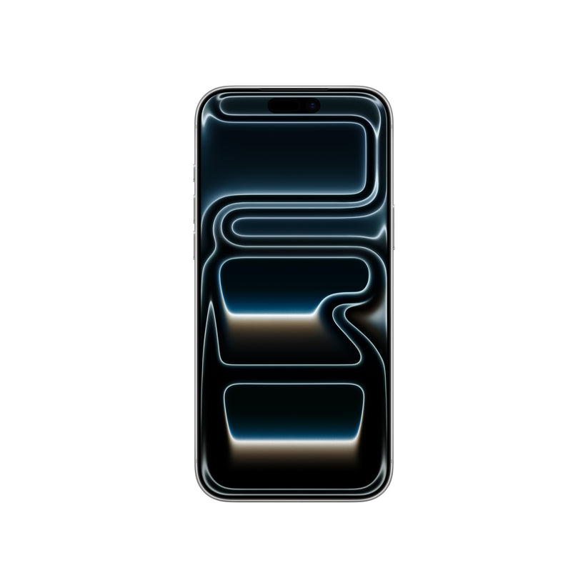 iPhone 17 Pro Max in Silver front display view