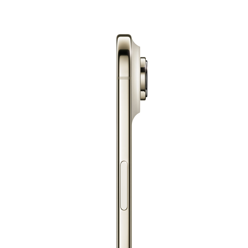 iPhone Air in Light Gold side view