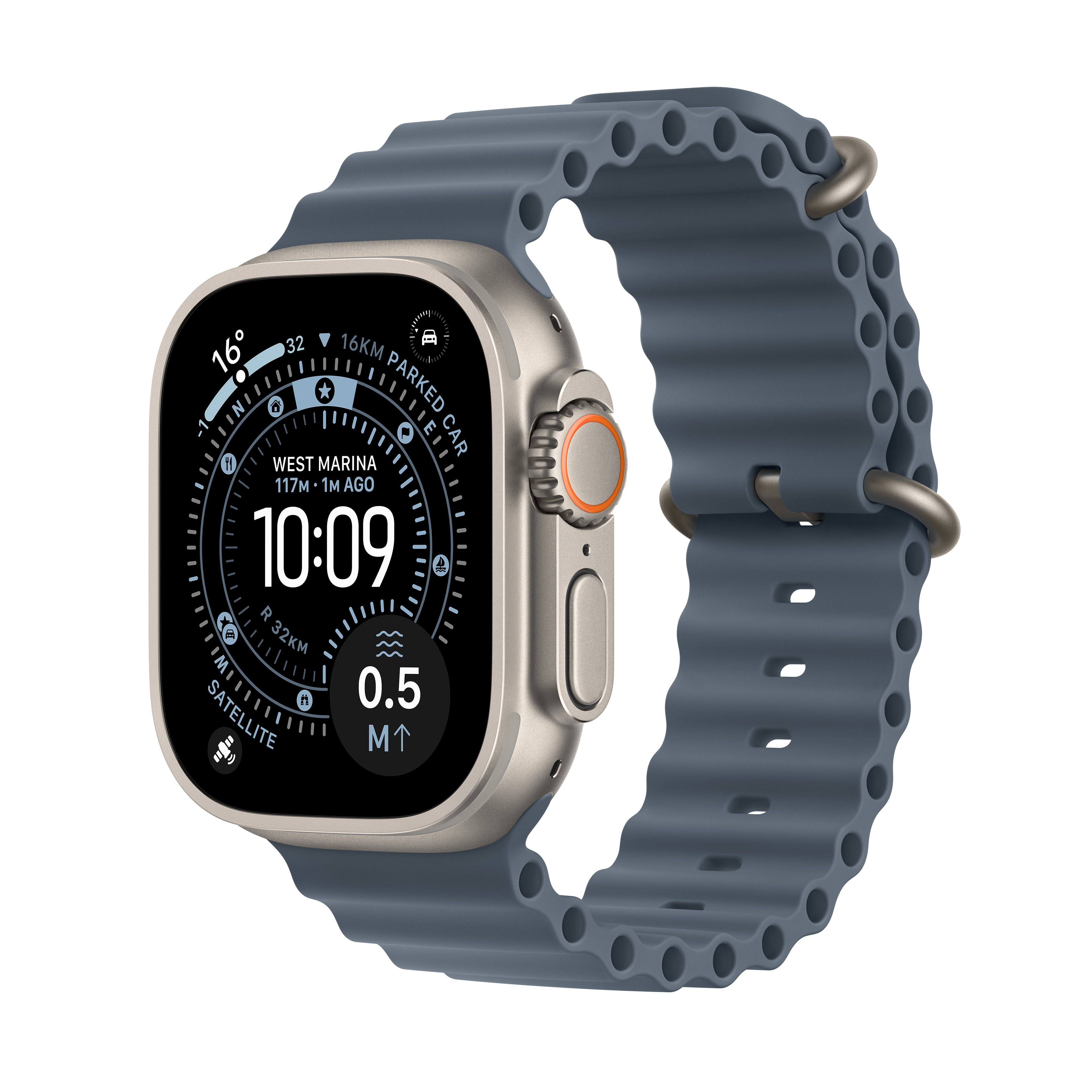 Apple Watch Ultra 3 GPS + Cellular 49mm Natural Titanium Case with