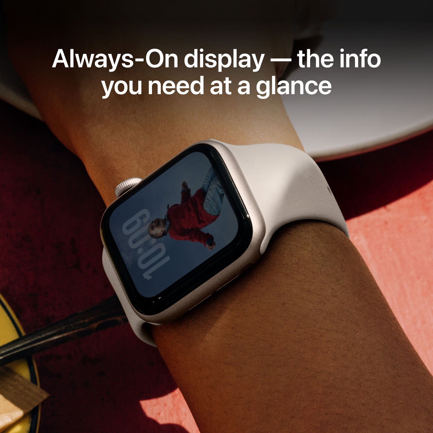 Apple Watch SE 3 showcasing real-time heart rate tracking and essential health insights