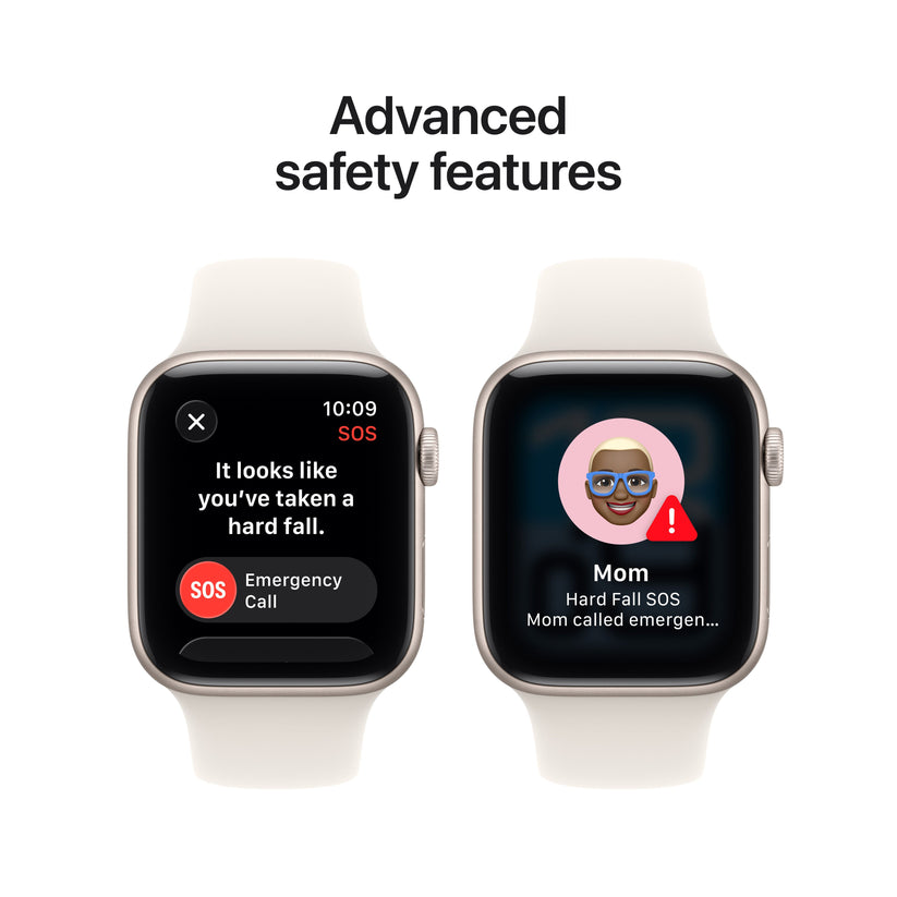 Apple Watch SE 3 in use outdoors displaying incoming call screen, highlighting GPS connectivity
