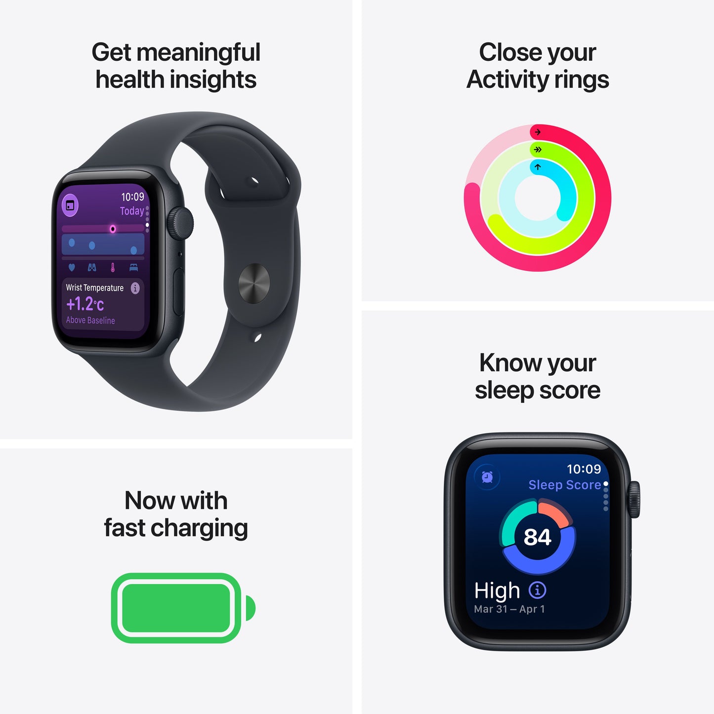 Apple Watch SE 3 showcasing fitness tracking features, heart rate monitoring, and durable Retina display