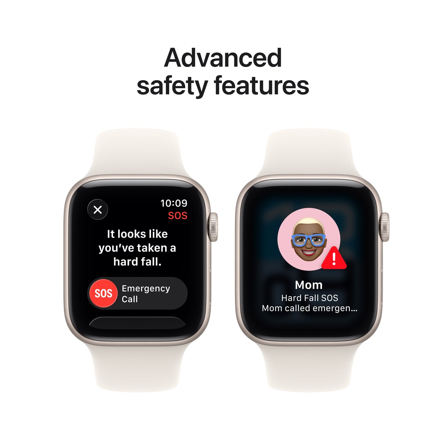 Apple Watch SE 3 in use outdoors displaying incoming call screen, highlighting GPS + Cellular connectivity