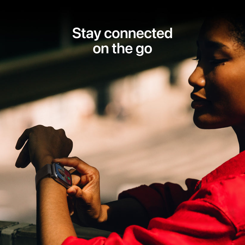 Apple Watch Series 11 in use outdoors displaying incoming call screen, highlighting GPS connectivity