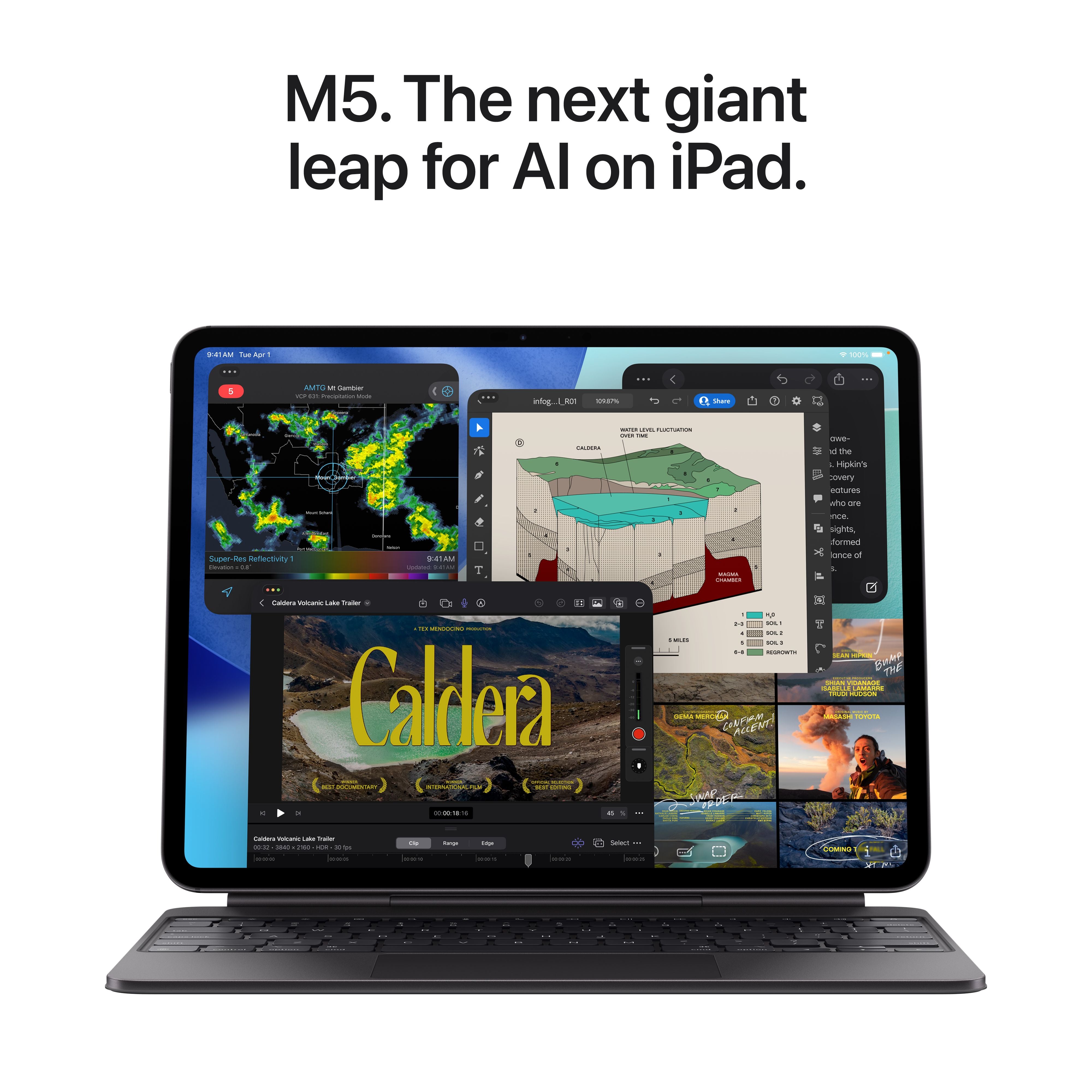 11-inch iPad Pro Wi-Fi 1TB Standard Glass - Space Black (M5