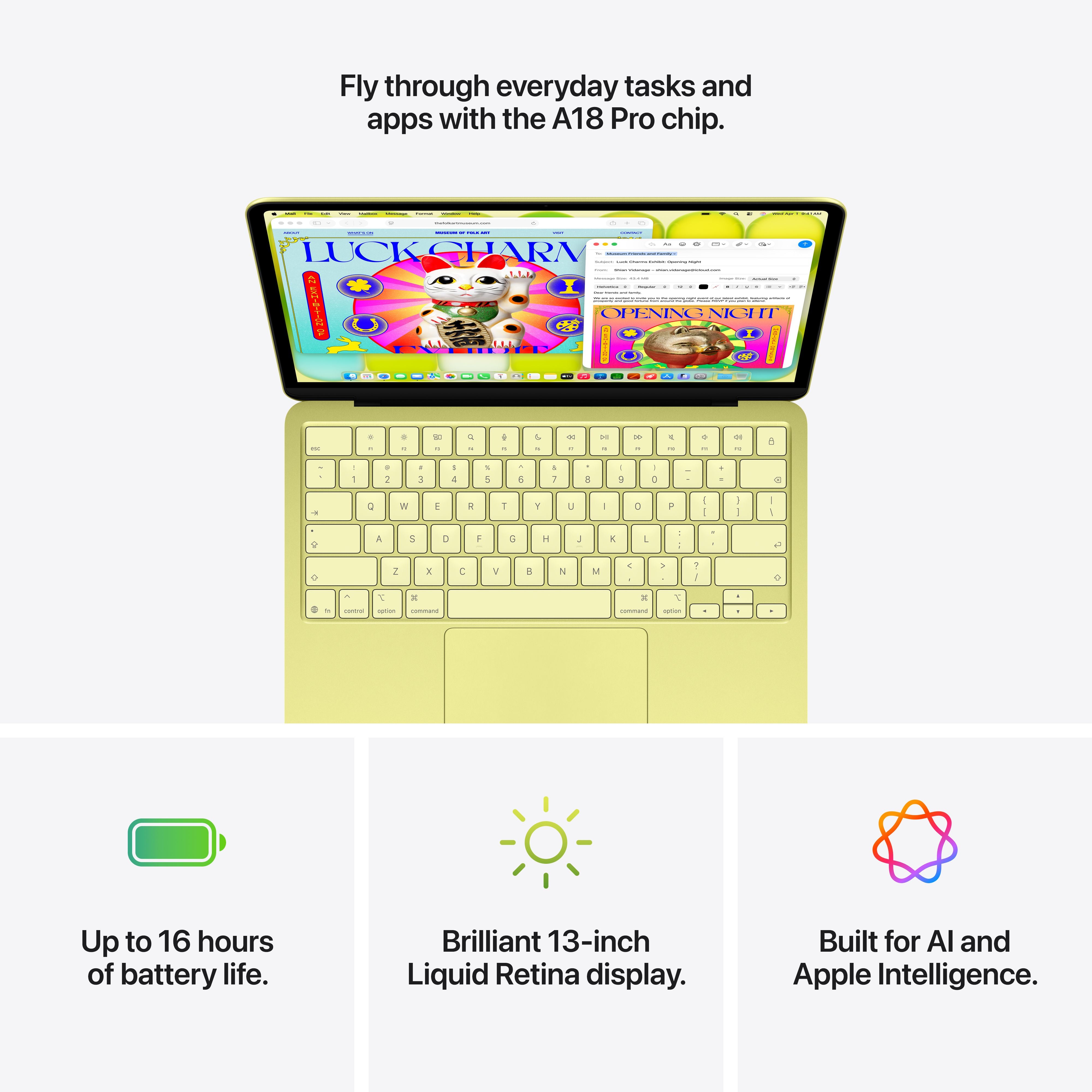 13-inch MacBook Neo A18 Pro 256GB Indigo | Jump+ Apple Premium