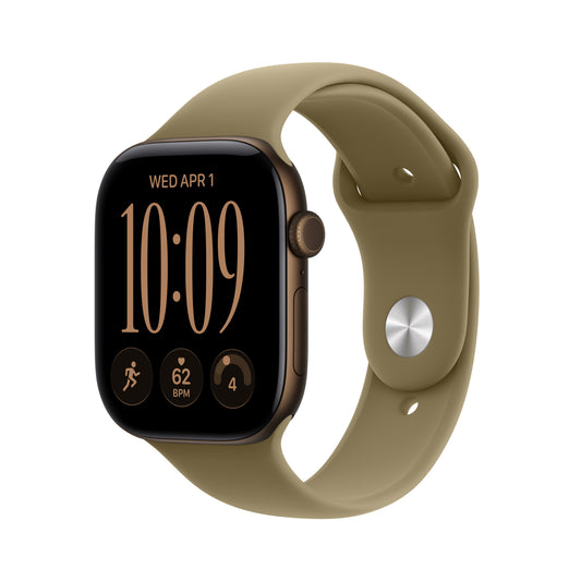 Apple_Watch_Series_12_46mm_GPS_Dark_Bronze_Aluminum_Sport_Band_Olive_PDP_Image_Position_1__CAEN